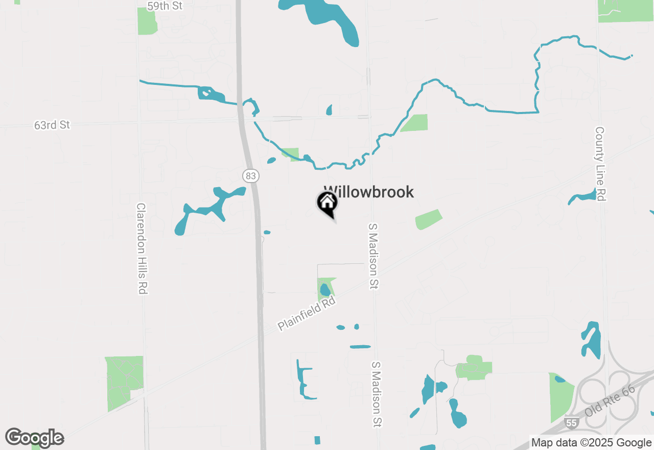 Map of 548 Ridgemoor Drive, Willowbrook, IL 60527