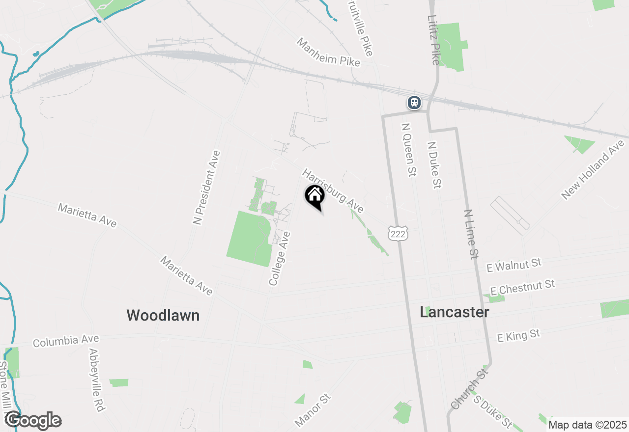 Map of 606 N Mary Street, Lancaster, PA 17603