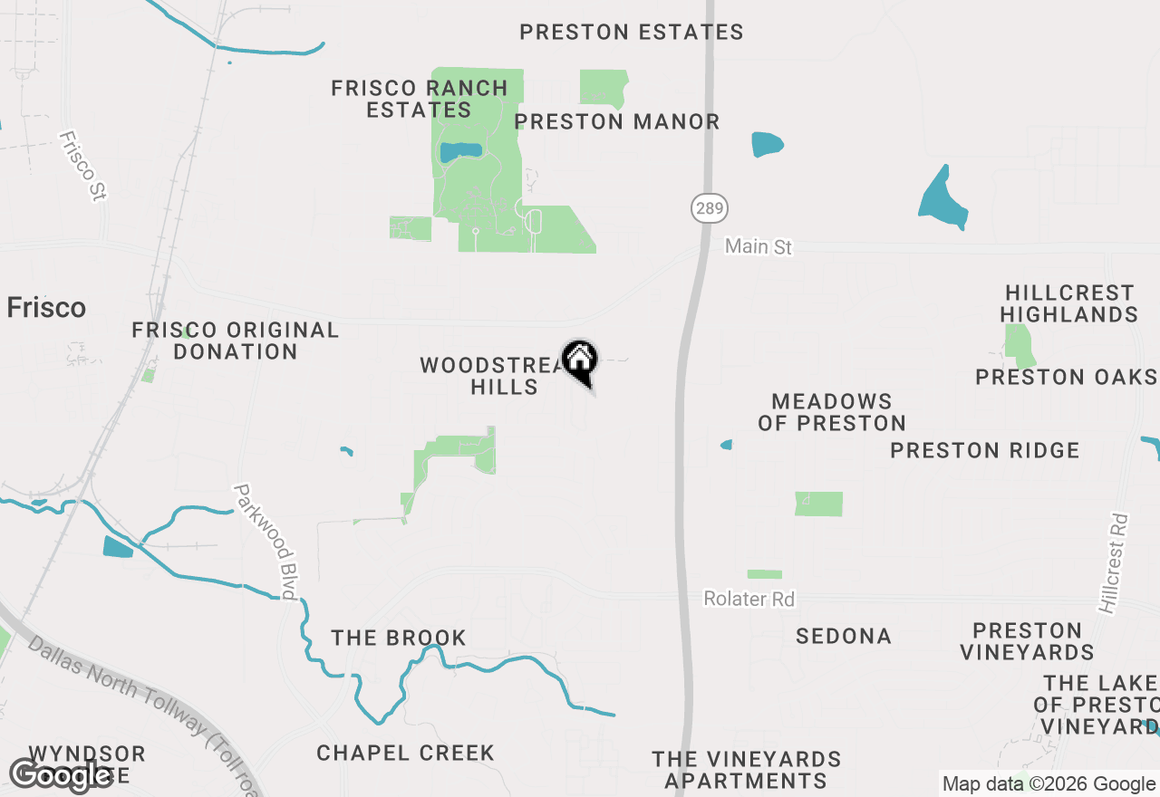 Map of 8400 Hickory Street #1402, Frisco, TX 75034