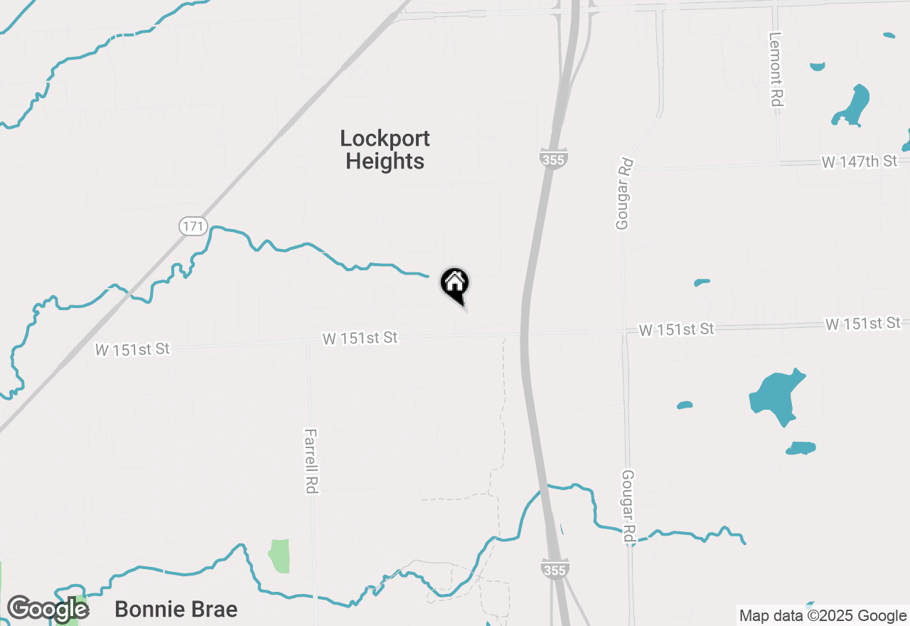 Map of 16541 W Golden Valley Lane, Lockport, IL 60441