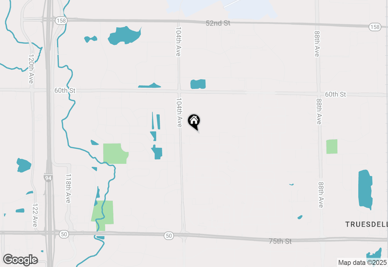 Map of 10216 63rd St, Kenosha, WI 53142