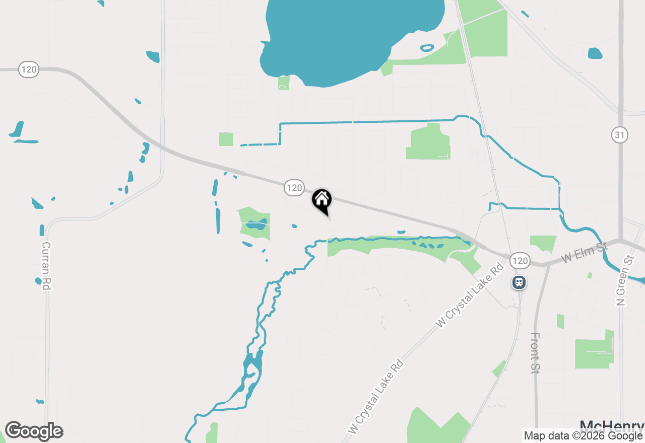 Map of 1402 Oakwood Court, Mchenry, IL 60050