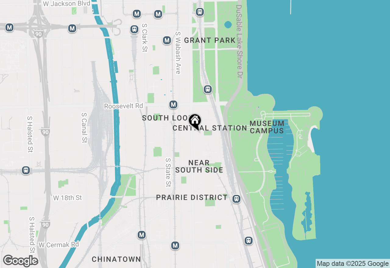 Map of 100 E 14th Street #1403, Chicago, IL 60605