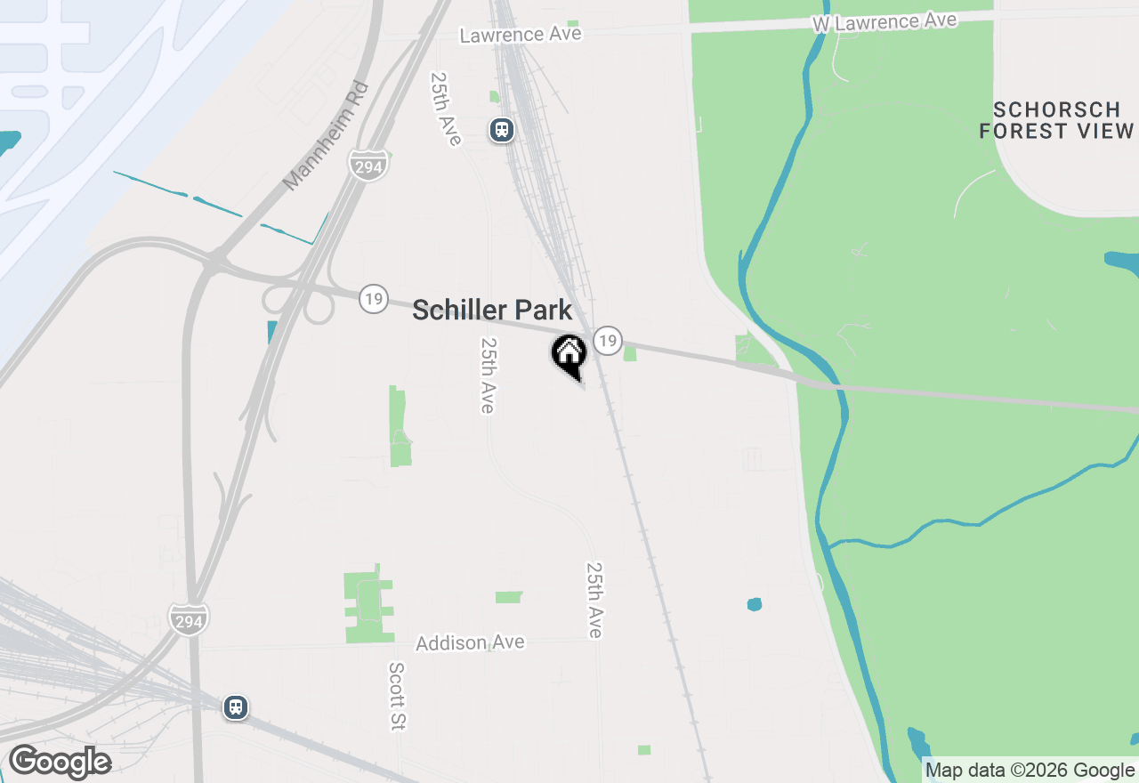 Map of 4055 Prairie Avenue #1, Schiller Park, IL 60176