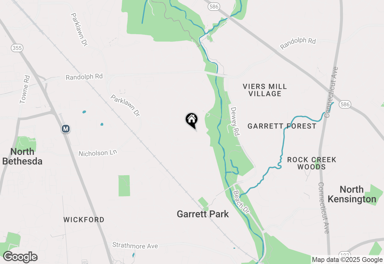 Map of 4712 Topping Road, Rockville, MD 20852