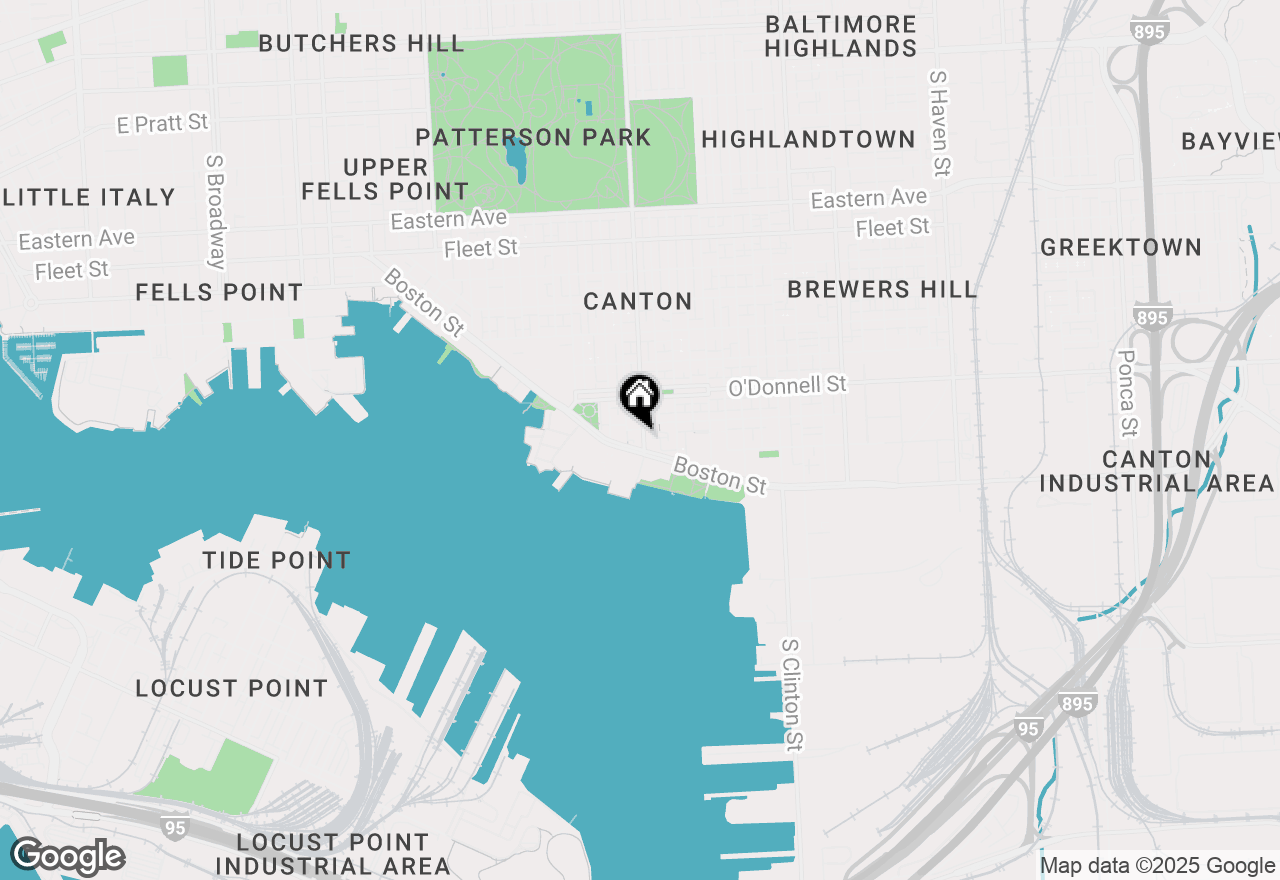 Map of 1202 S Linwood Avenue, Baltimore, MD 21224