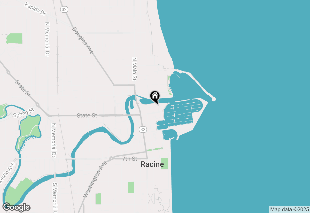 Map of 48 Gaslight Pointe #MARINA, Racine, WI 53403