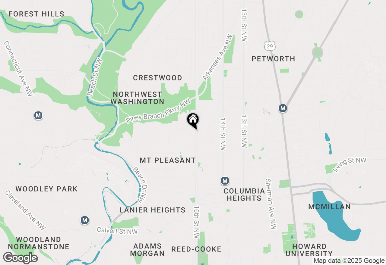 Map of 3426 16th Street Nw #T2, Washington, DC 20010