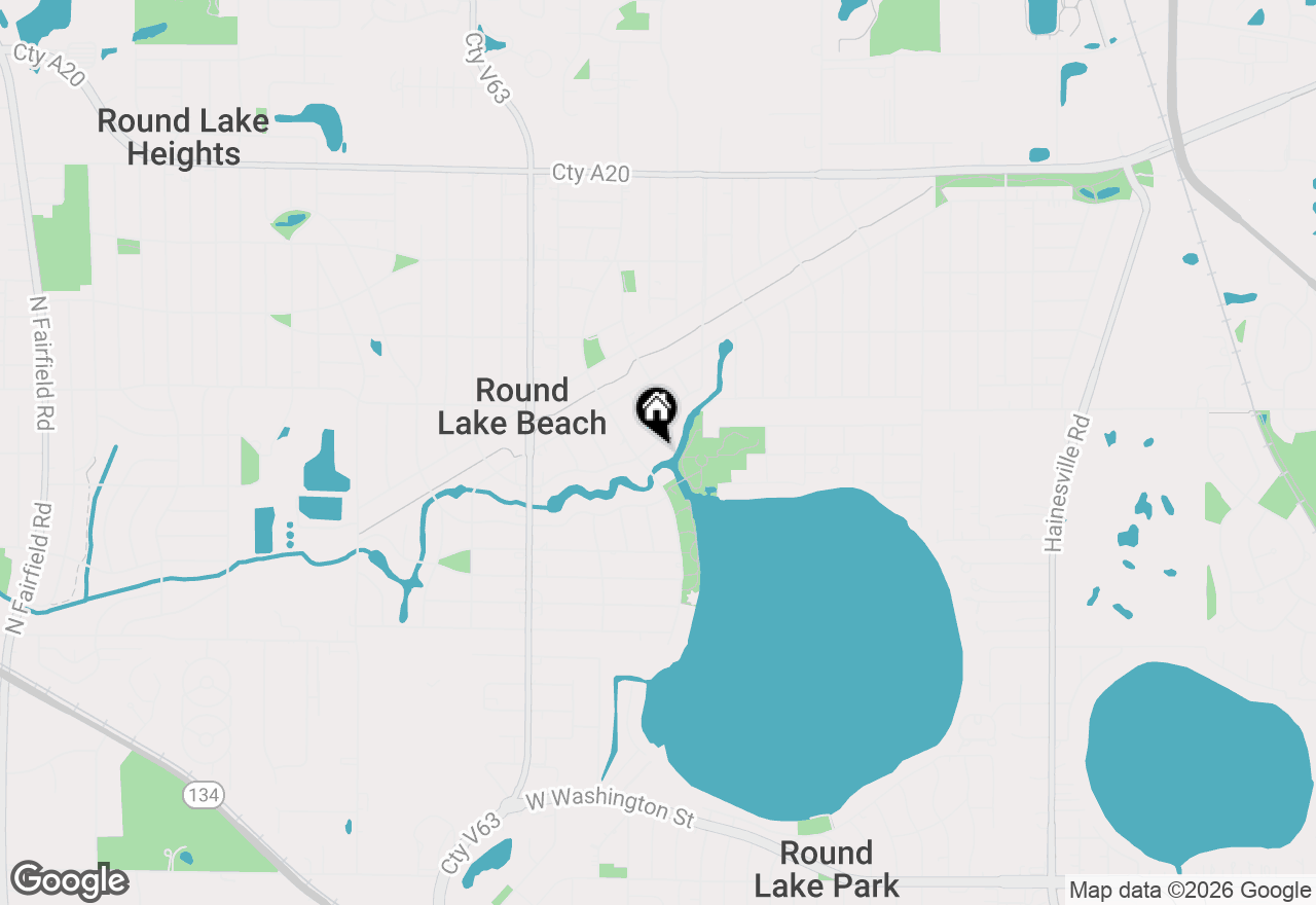 Map of 37 N Channel Drive, Round Lake Beach, IL 60073