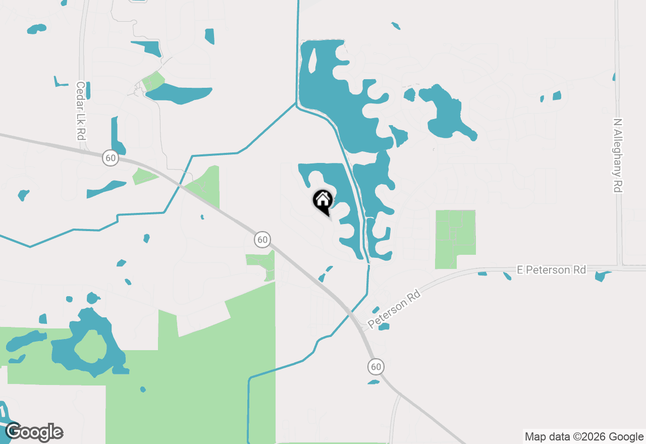 Map of 115 Hunter Court, Grayslake, IL 60030