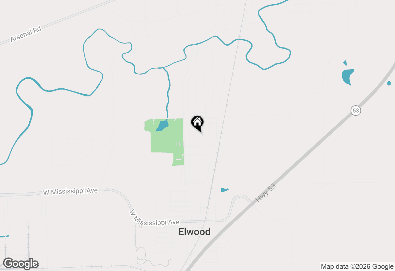 Map of 816 Eagle Creek Road, Elwood, IL 60421