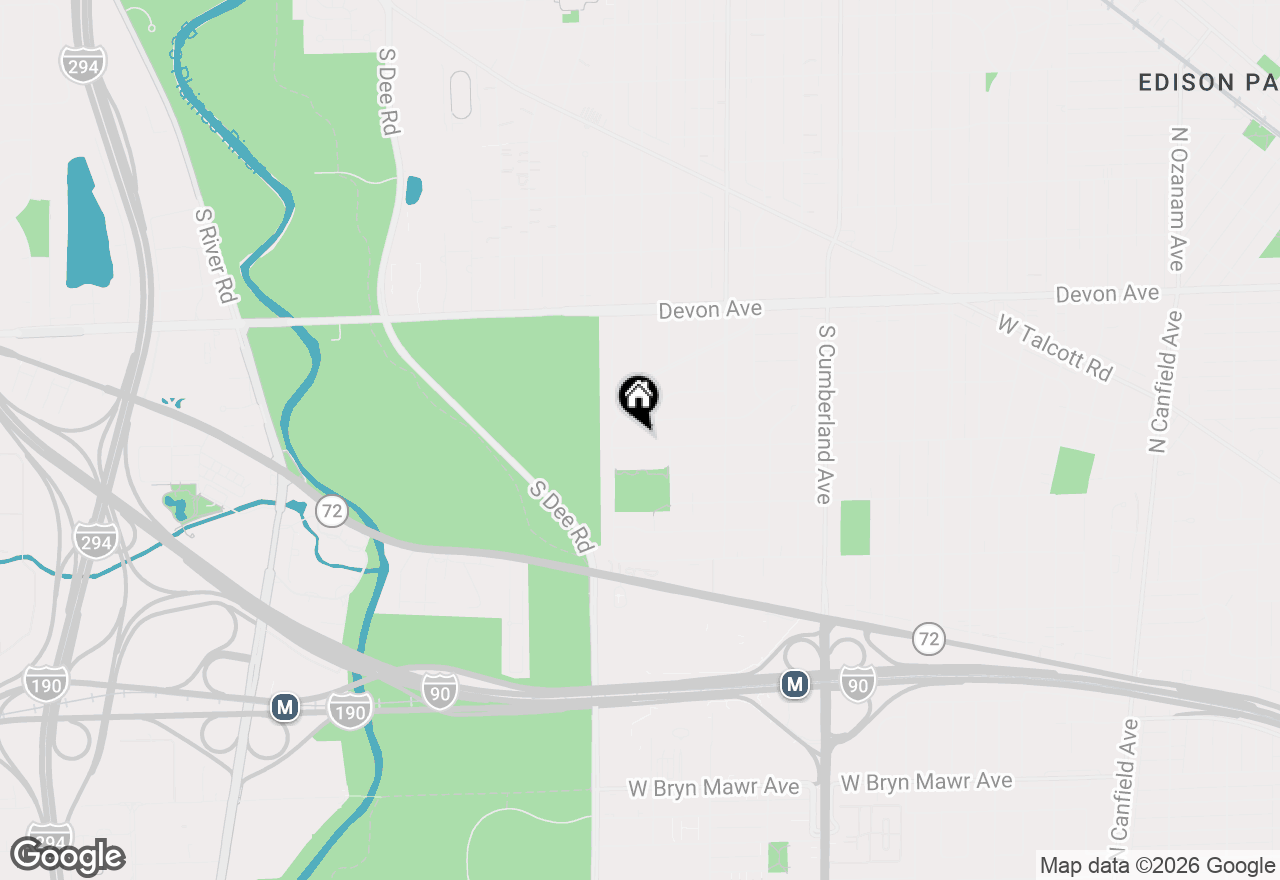 Map of 1430 Granville Avenue, Park Ridge, IL 60068