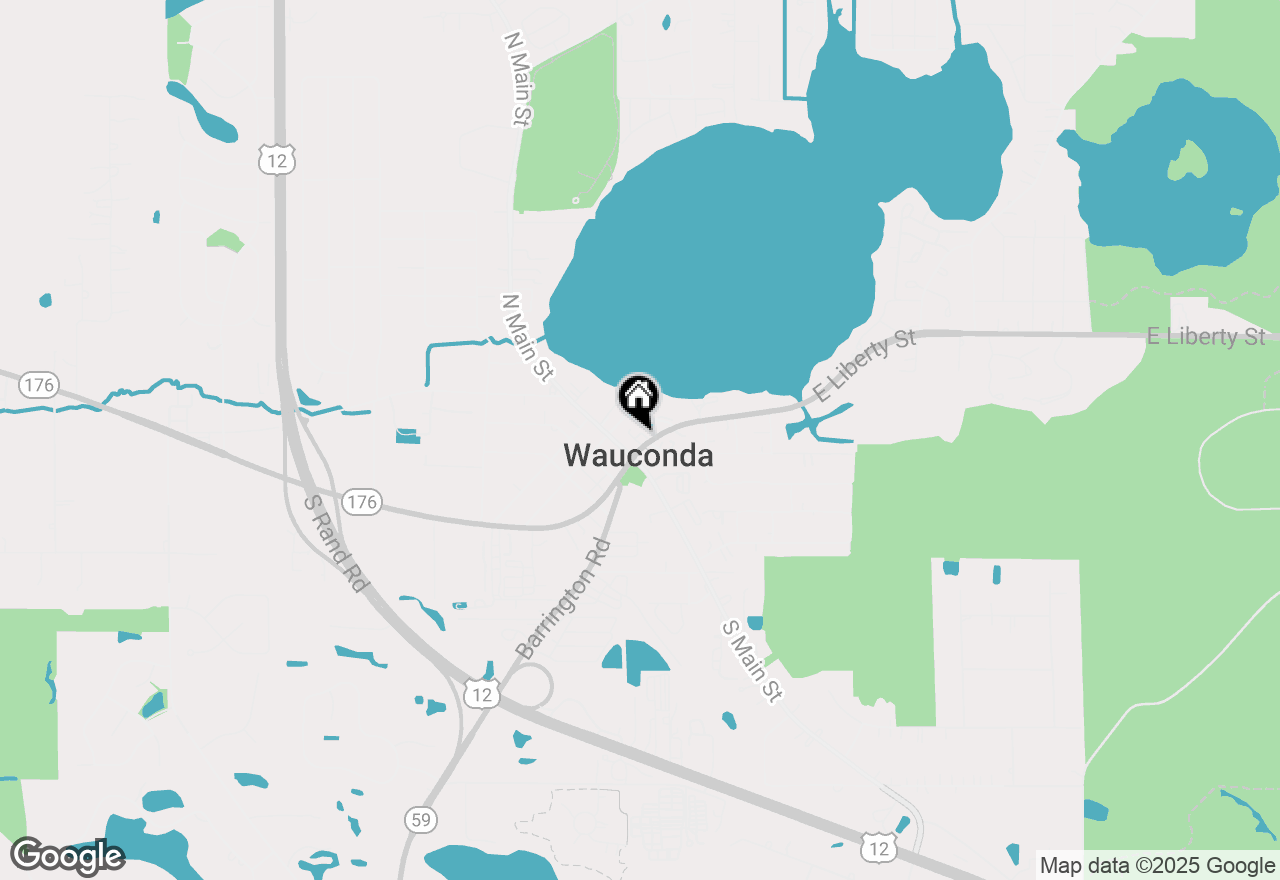 Map of 115 E Liberty Street, Wauconda, IL 60084