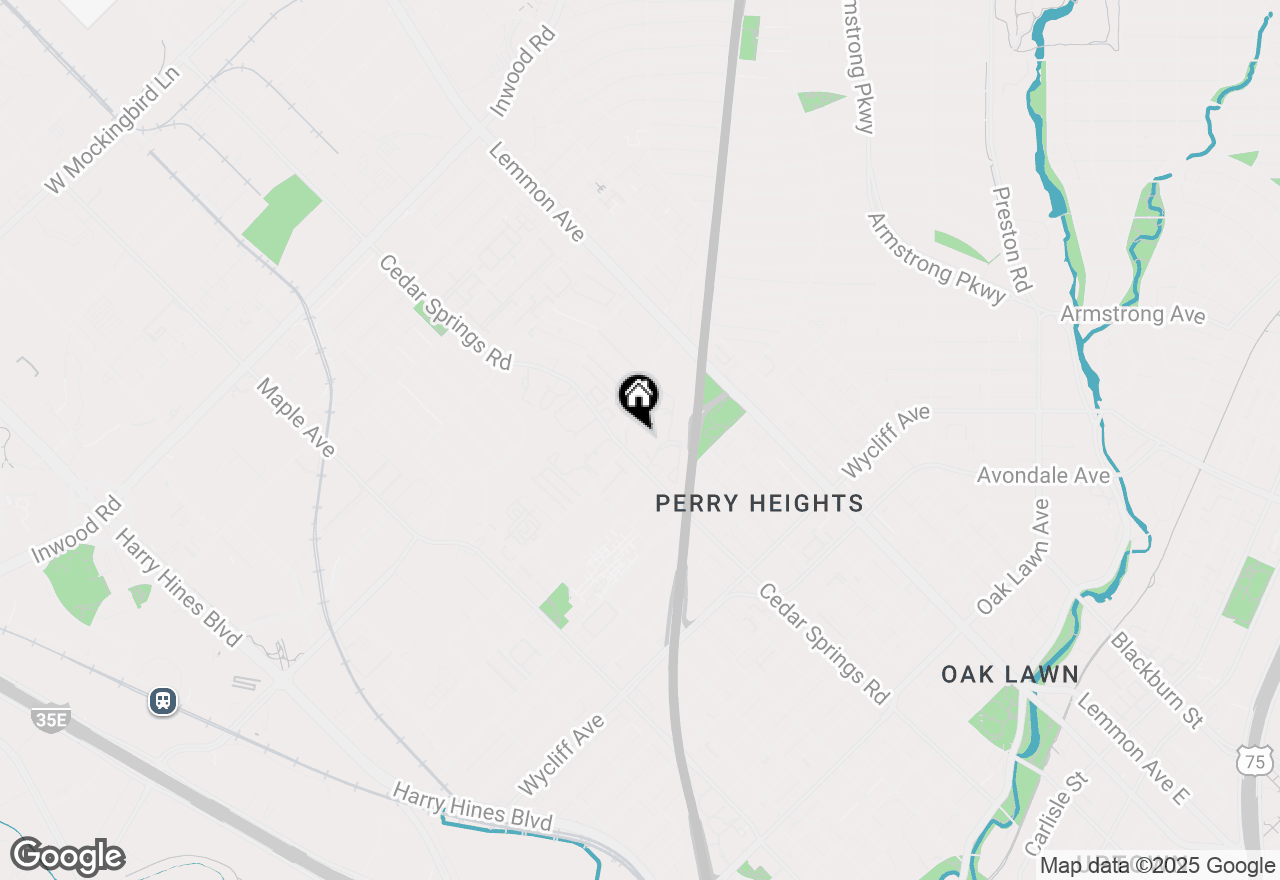 Map of 3102 Kings Road #2104, Dallas, TX 75219