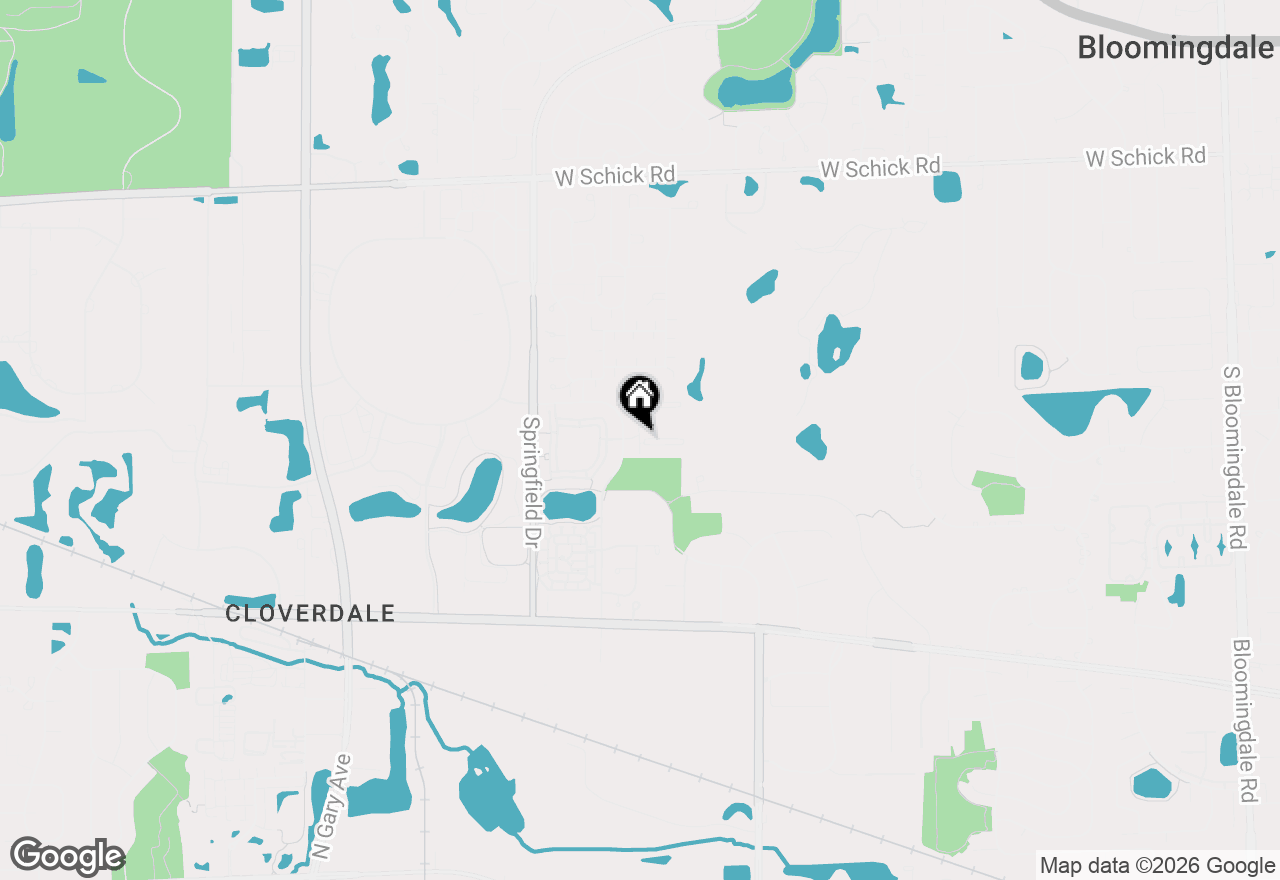 Map of 206 Glengarry Drive #208, Bloomingdale, IL 60108