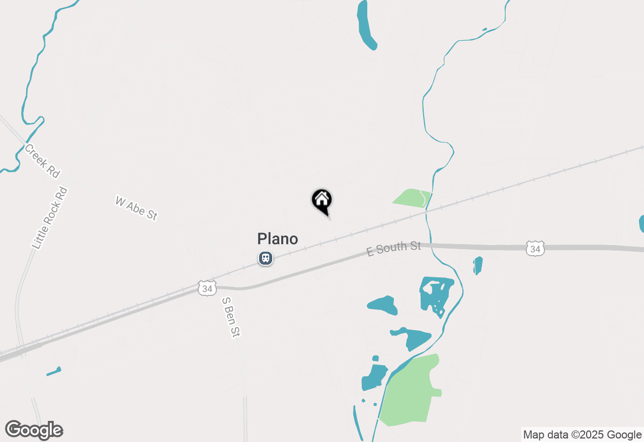 Map of 323 E North Street, Plano, IL 60545