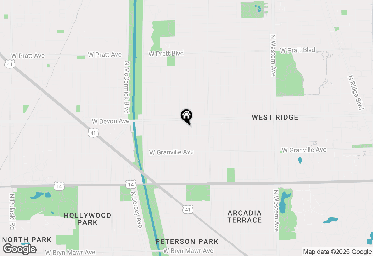 Map of 6325 N Richmond Street #3S, Chicago, IL 60659