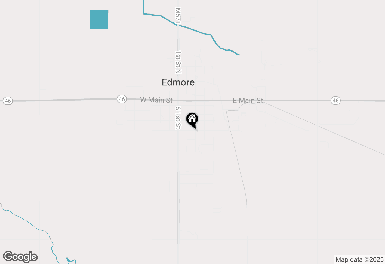 Map of 218 E Forrest Street, Edmore, MI 48829
