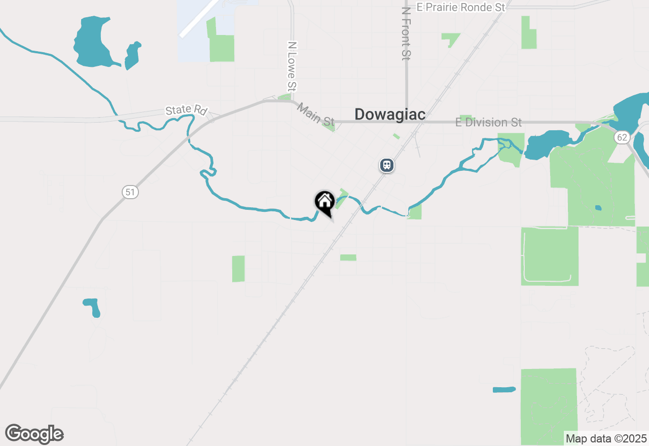 Map of 526 S Front Street, Dowagiac, MI 49047