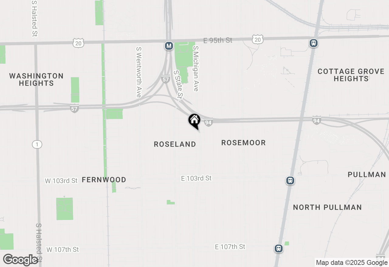 Map of 76 E 100th Place, Chicago, IL 60628