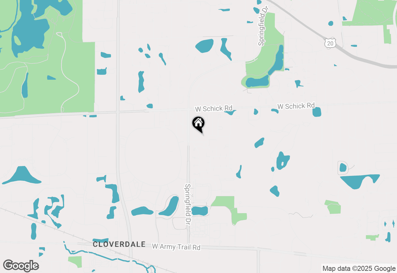 Map of 212 Benton Lane, Bloomingdale, IL 60108