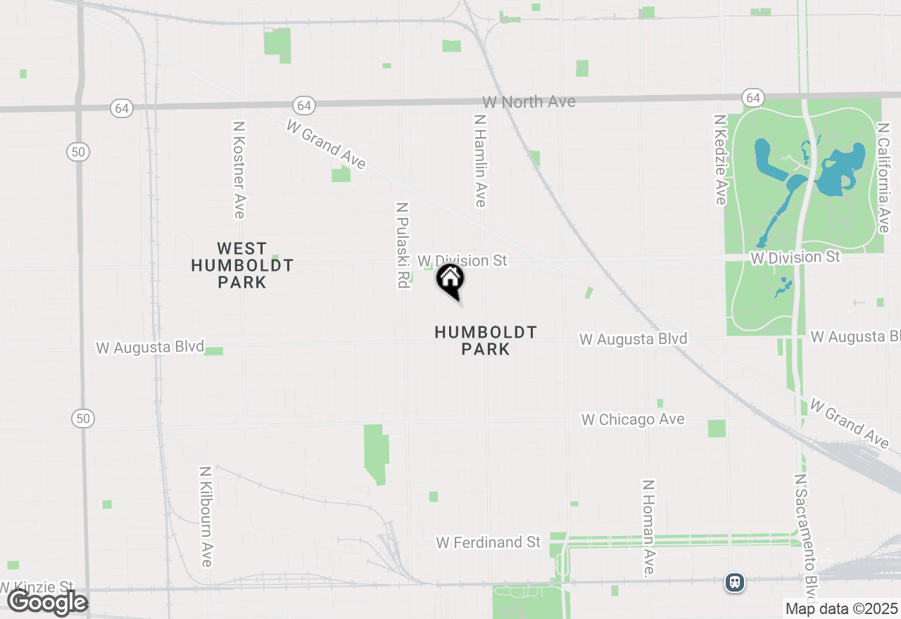 Map of 1051 N Springfield Avenue, Chicago, IL 60651