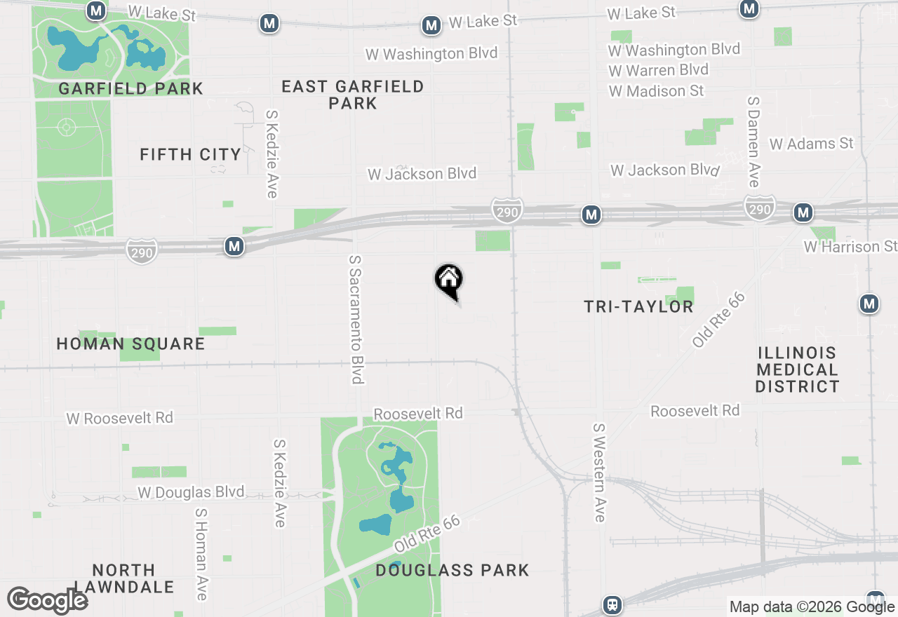 Map of 2742 W Polk Street, Chicago, IL 60612