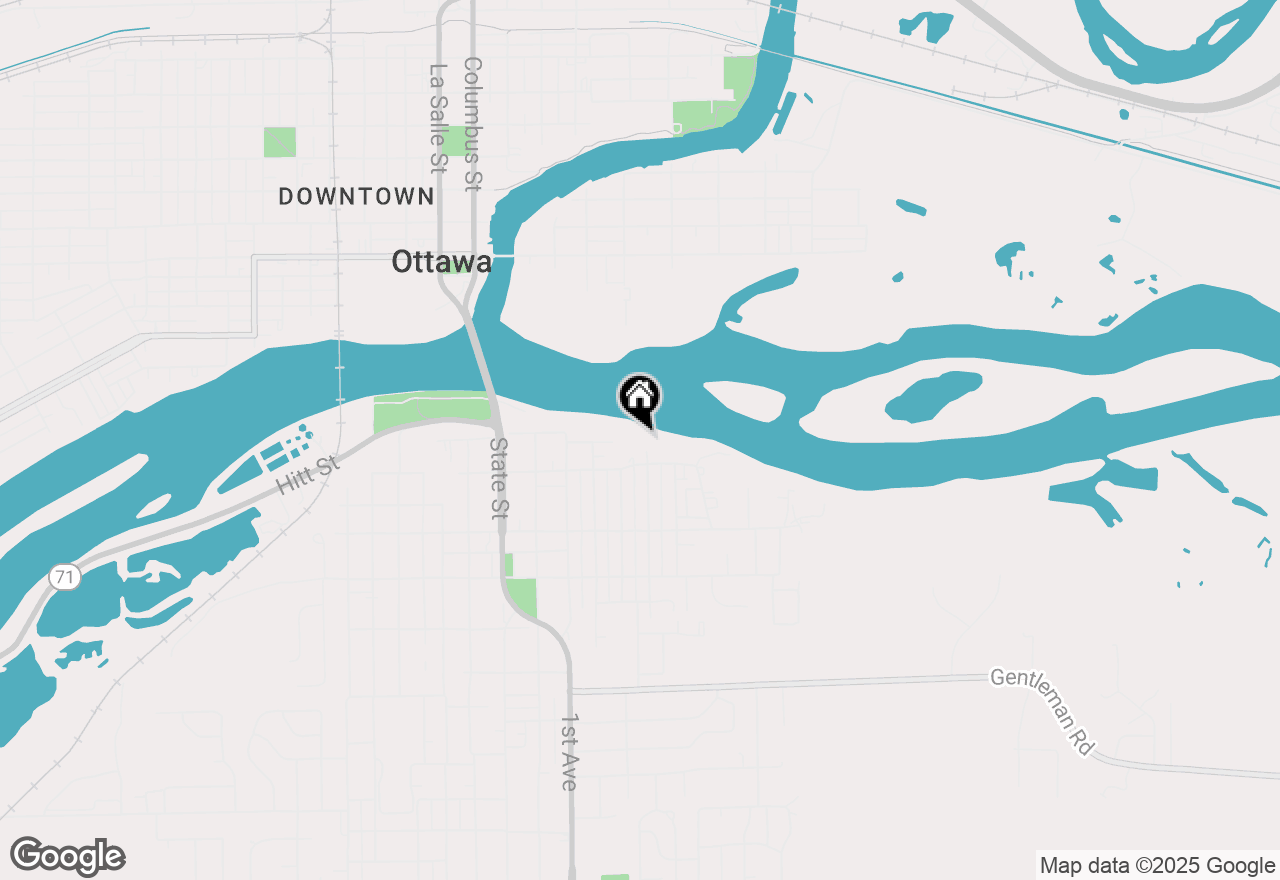 Map of 524 E Van Buren Street, Ottawa, IL 61350