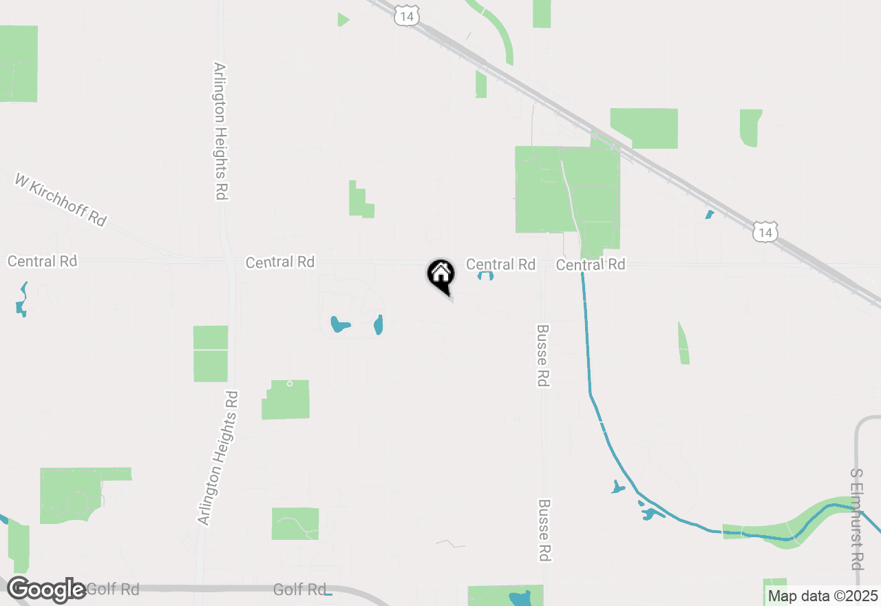 Map of 1405 E Central Road #316B, Arlington Heights, IL 60005