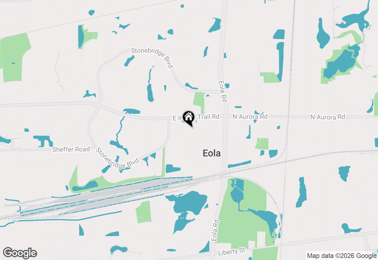Map of 2783 Palm Springs Lane, Aurora, IL 60502