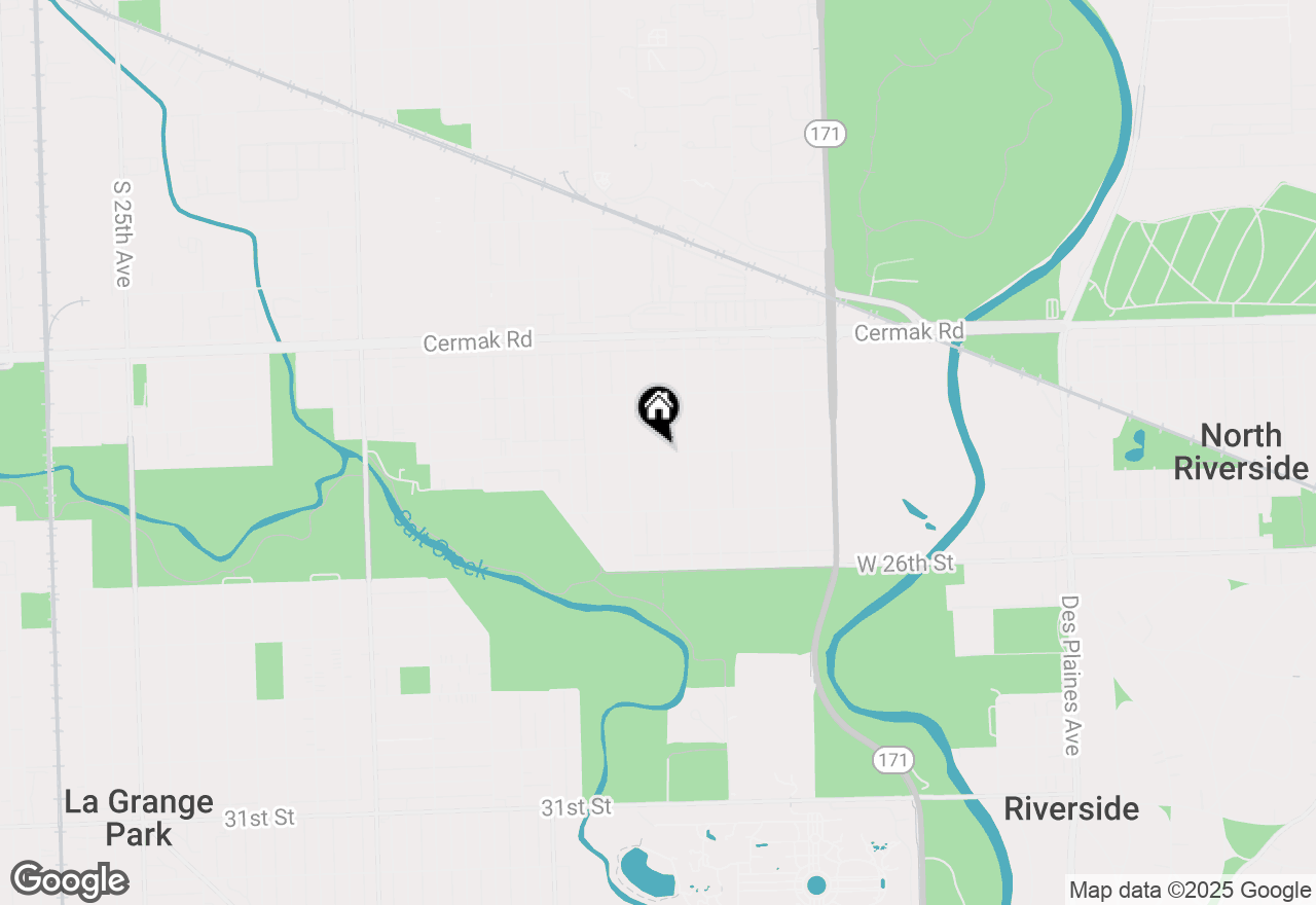 Map of 5431 S 7th Avenue, Countryside, IL 60525