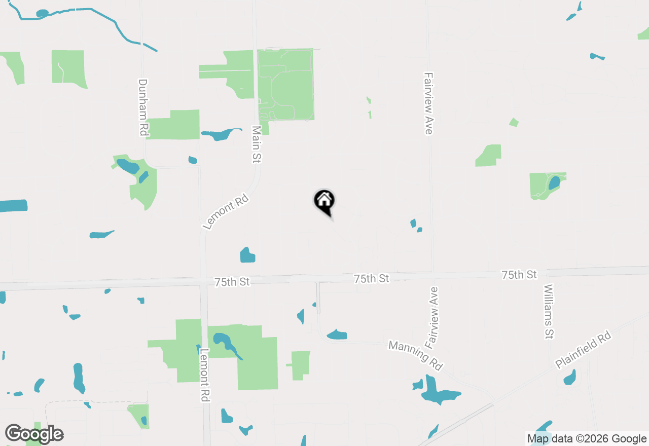 Map of 7336 Winthrop Way #5, Downers Grove, IL 60516