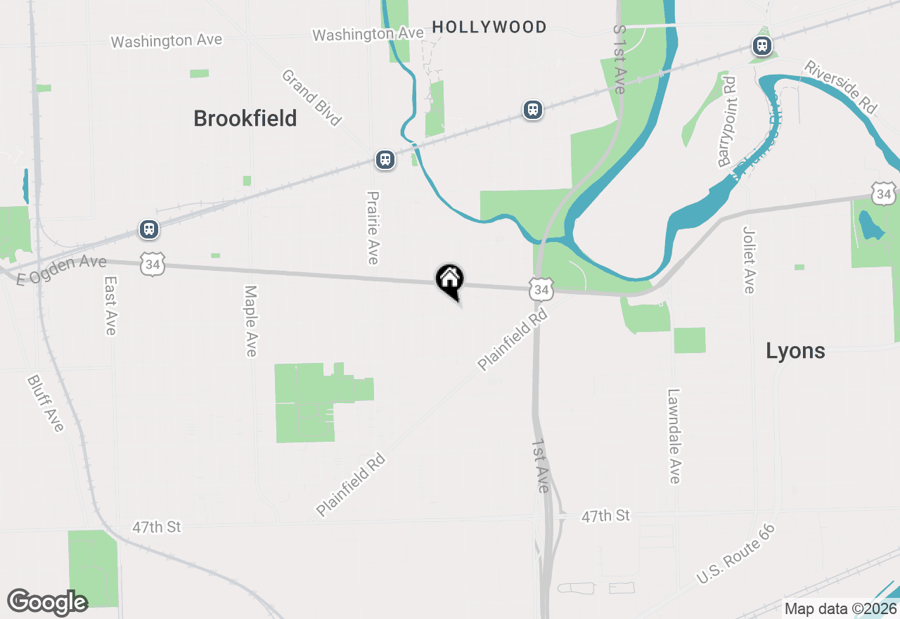 Map of 4140 Anna Avenue, Lyons, IL 60534