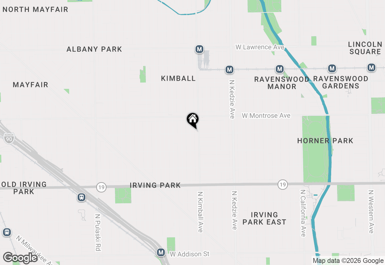Map of 3414 W Cullom Avenue #2, Chicago, IL 60618