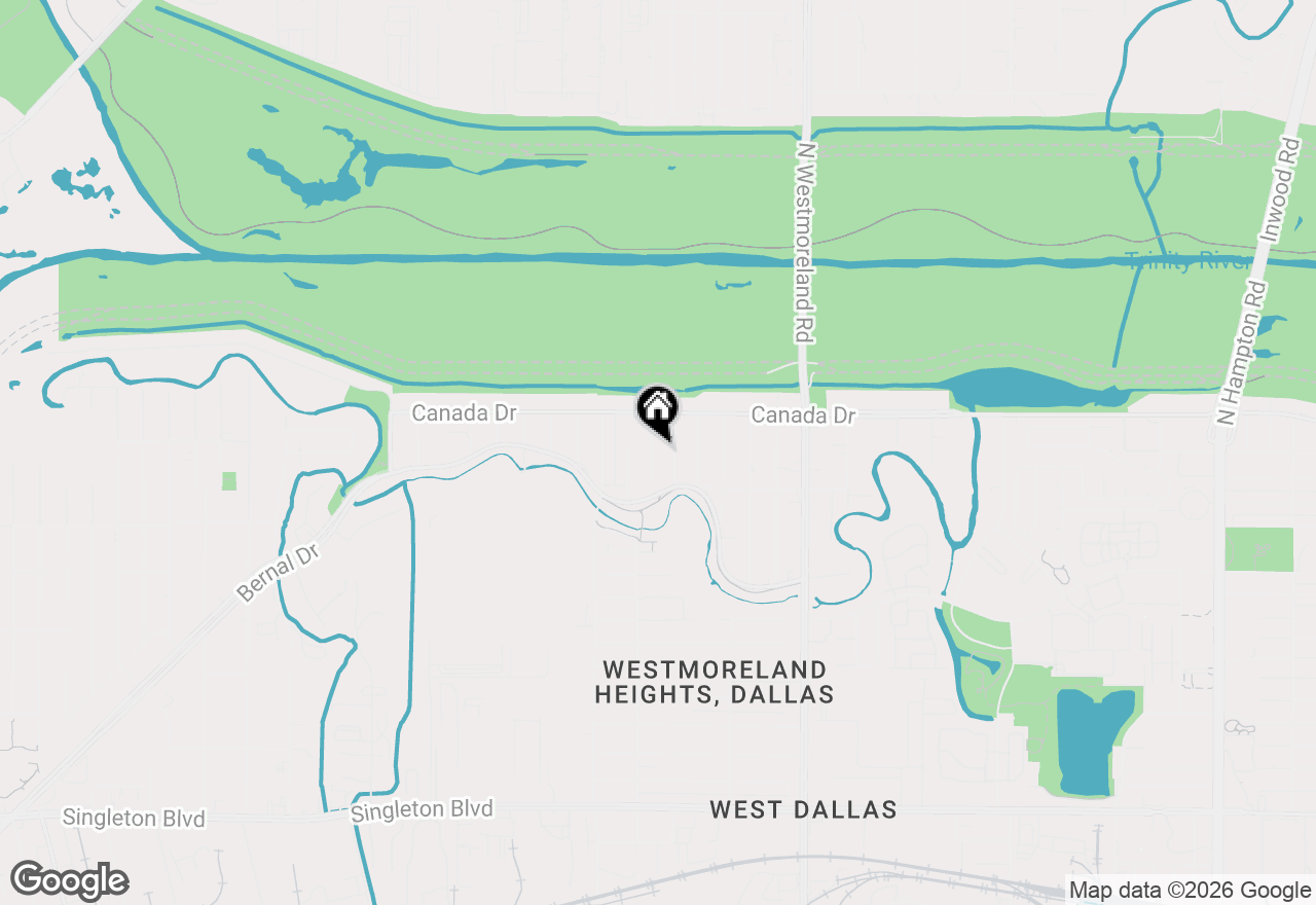 Map of 4042 Ladale Drive, Dallas, TX 75212