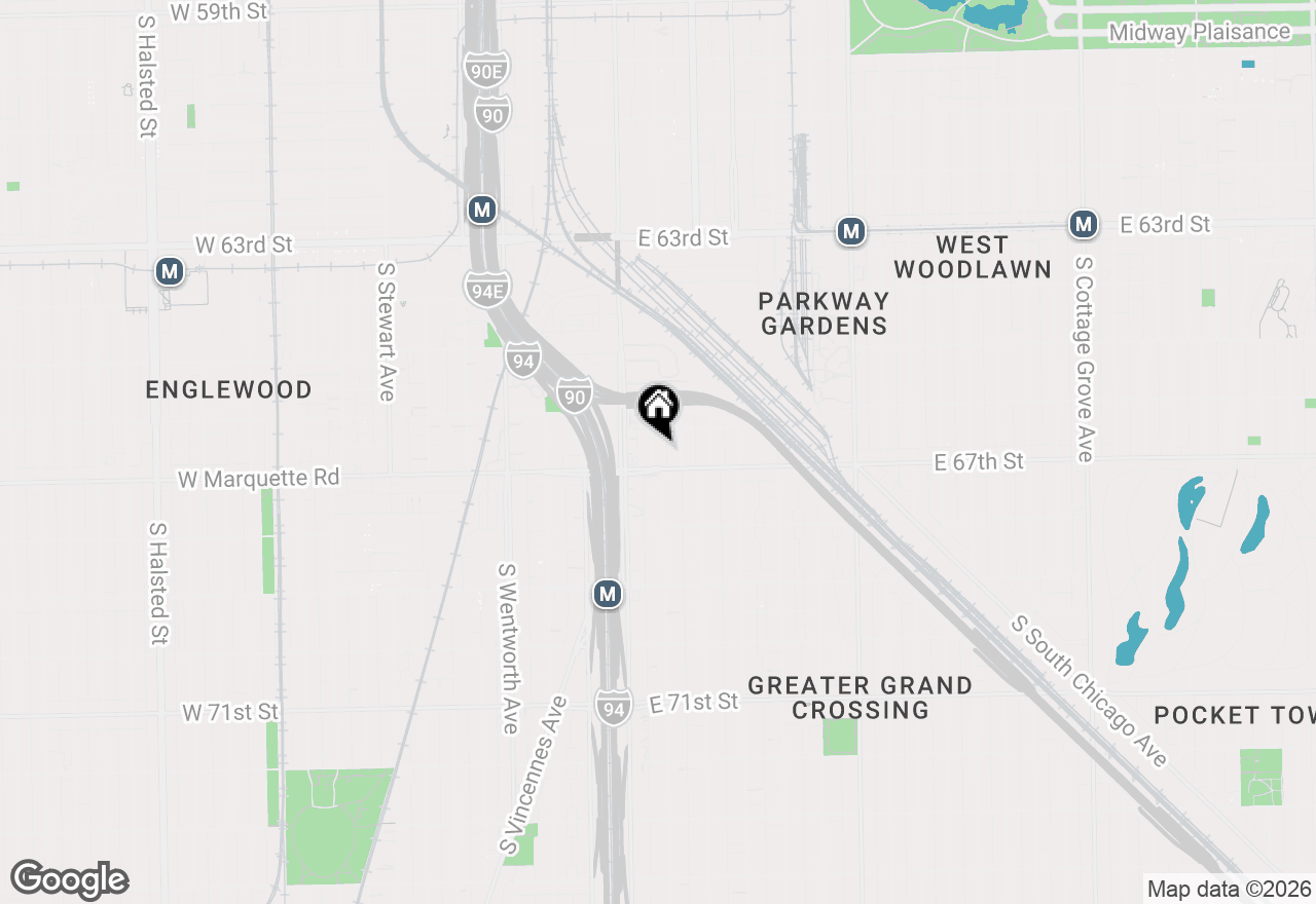 Map of 6655 S Wabash Avenue, Chicago, IL 60637