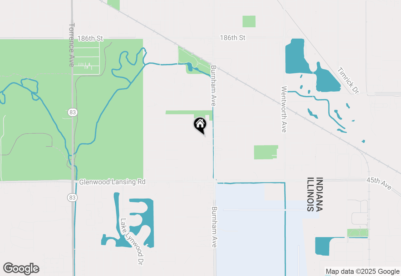 Map of 19140 Greenbay Avenue, Lansing, IL 60438