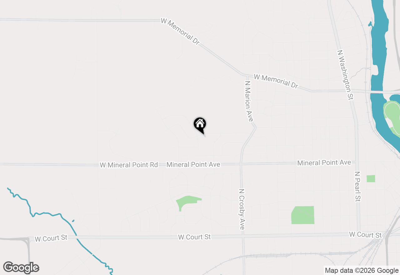 Map of 2869 Dartmouth Drive, Janesville, WI 53548