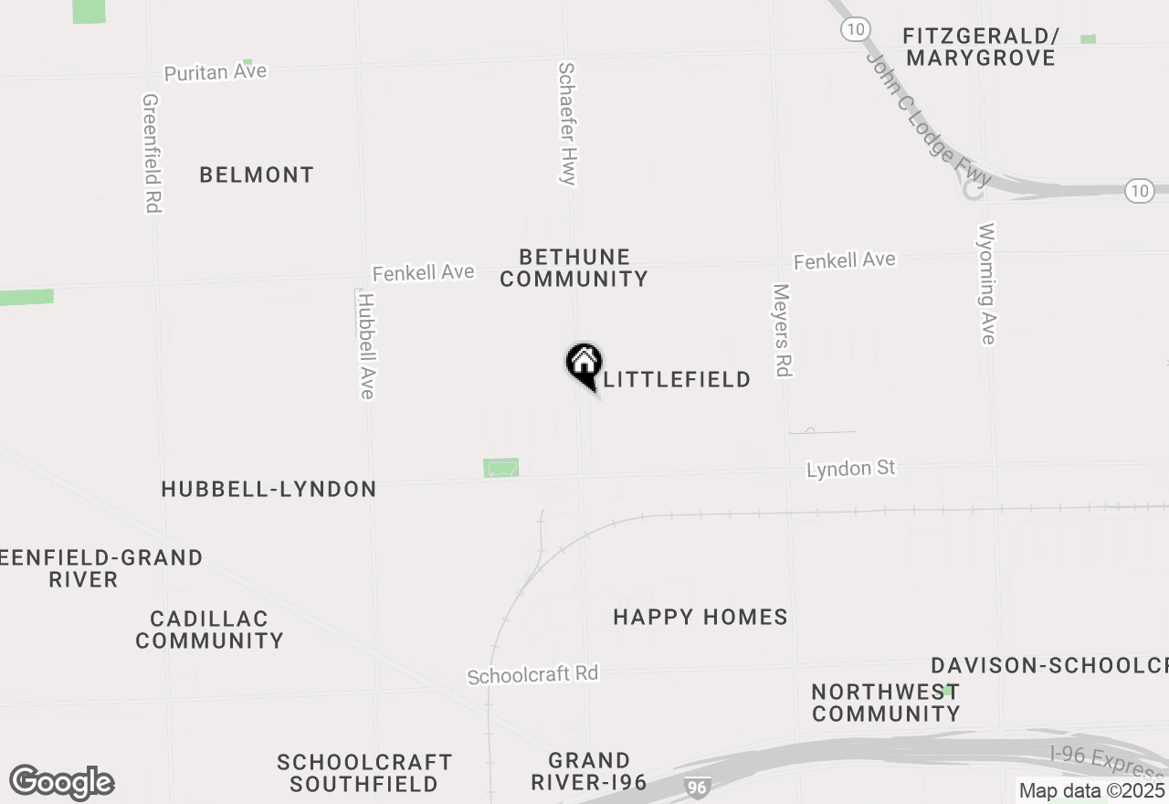 Map of 14800 Schaefer Highway, Detroit, MI 48227