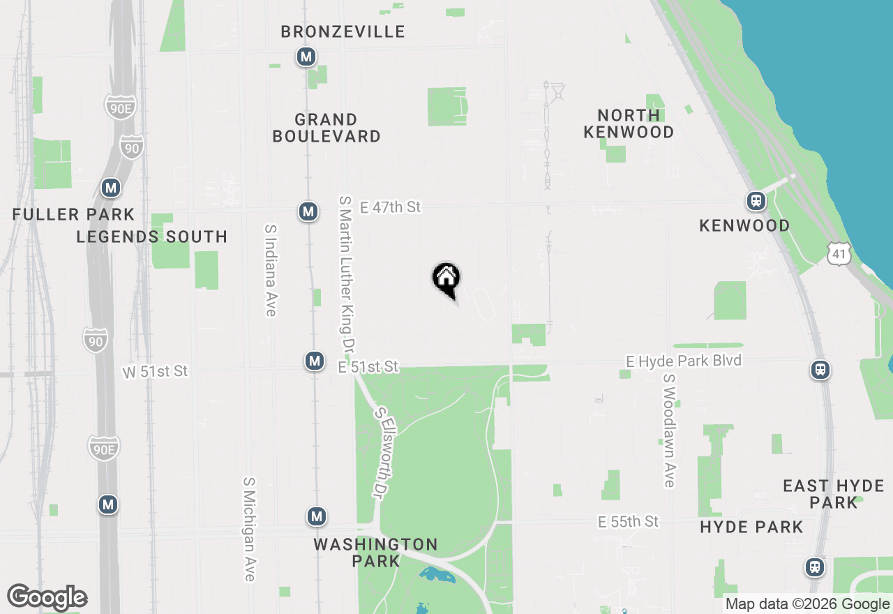 Map of 4932 S Champlain Avenue #2, Chicago, IL 60615