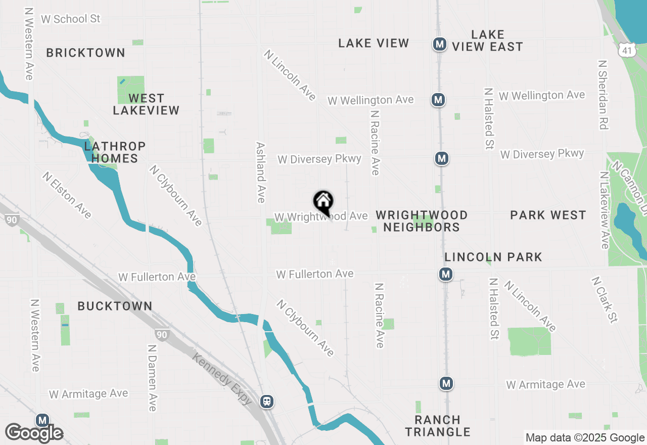 Map of 2549 N Southport Avenue #3, Chicago, IL 60614
