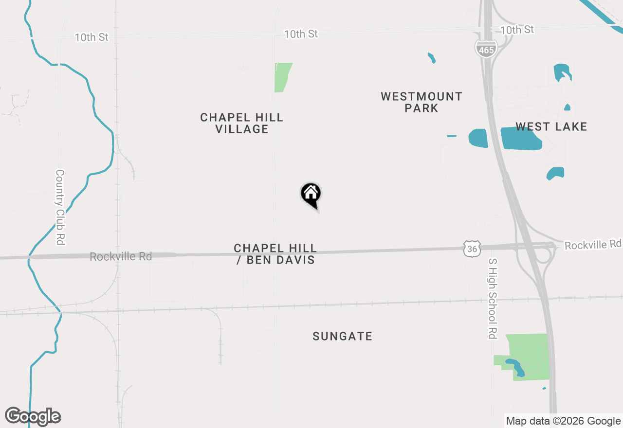 Map of 121 Buisdale Drive, Indianapolis, IN 46214