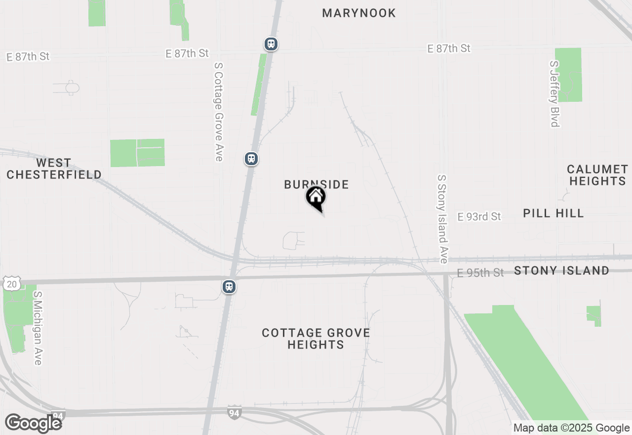 Map of 1120-24 E 93rd Street, Chicago, IL 60619