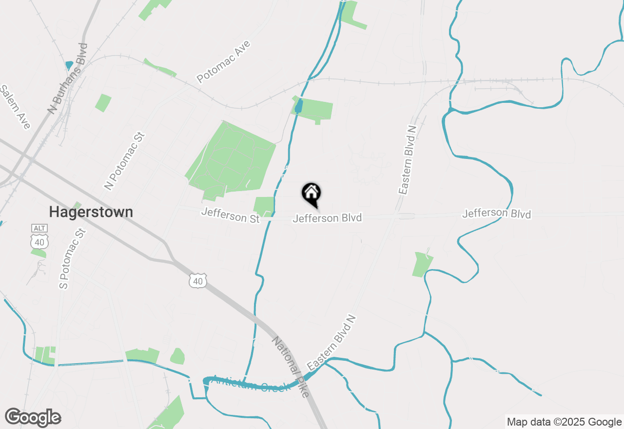 Map of 804 Jefferson Boulevard, Hagerstown, MD 21740