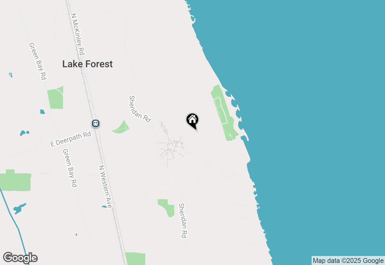 Map of 700 N Mayflower Road, Lake Forest, IL 60045