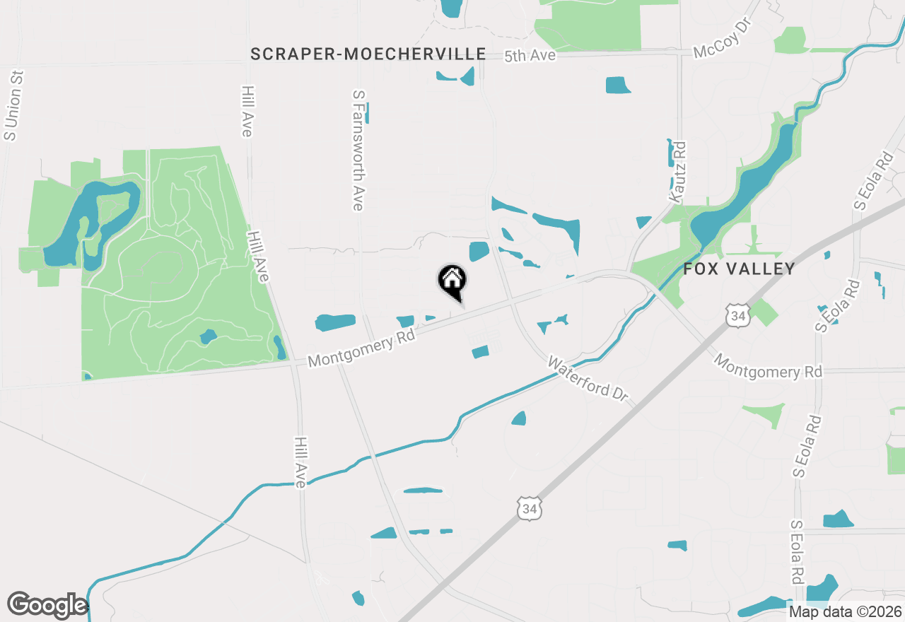 Map of 1730 Spring Mist Lane, Aurora, IL 60504