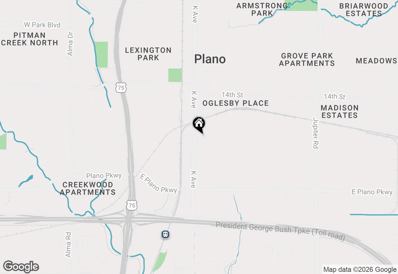 Map of 1102 11th Street, Plano, TX 75074
