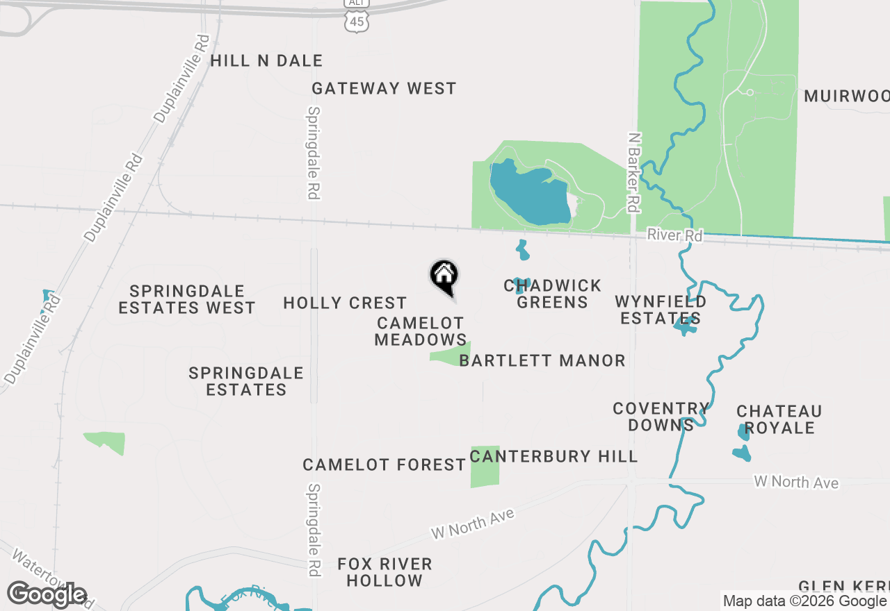 Map of 21330 Cambridge Cir #LOWER, Brookfield, WI 53045