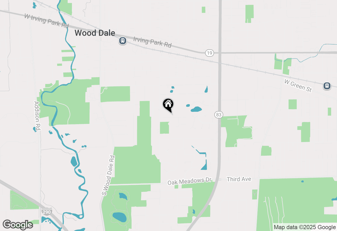 Map of 347 Woodlane Court, Wood Dale, IL 60191