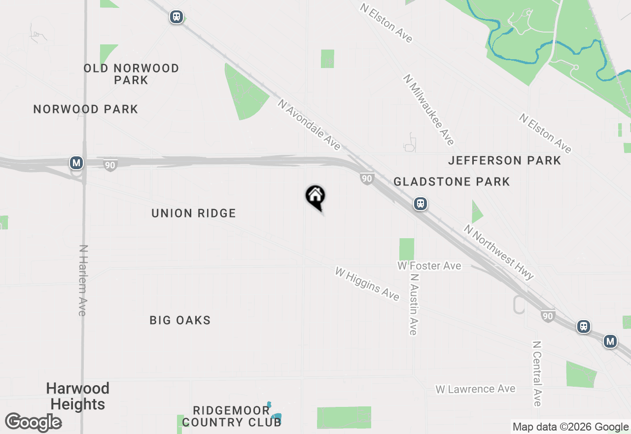 Map of 5344 N Mulligan Avenue, Chicago, IL 60630